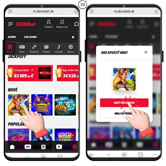 DOXXbet automaty zadarmo bez registrácie
