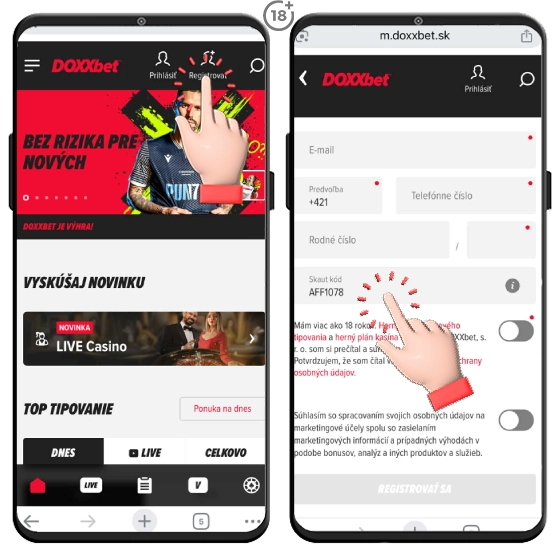 Aktivujte si DOXXbet promo kód a berte extra 75 free spinov.