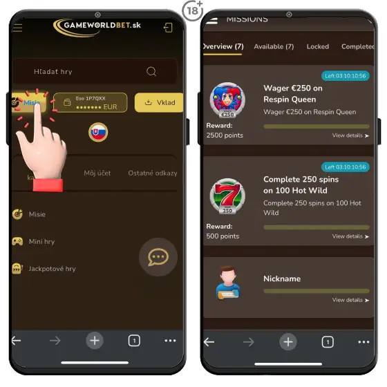 Hoci Gameworldbet online casino neponúka špeciálny narodeninový bonus, vyzýva hráčov, aby zbierali body, odomykajúce nové úrovne s misiami a turnaji, za ktoré je možné obdržať zaujímavé odmeny.