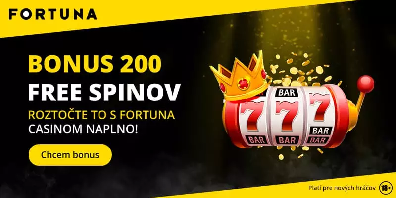 Získajte 200 free spinov vo Fortuna casino s promo kódom.