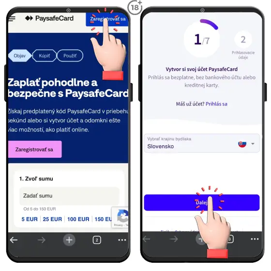 Paysafecard kupóny môžete kúpiť online na oficiálnej stránke vydavateľa karty. Pozrite si náš obrázkový návod, ako na to.