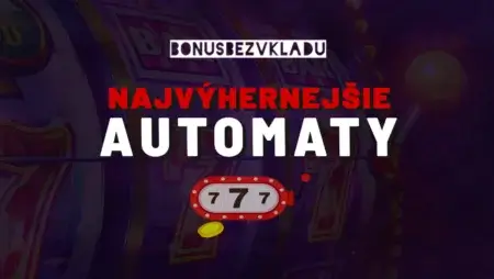 Najvýhernejšie automaty v online kasínach 2025 – TOP hry + najlepšie automaty podľa Slovákov
