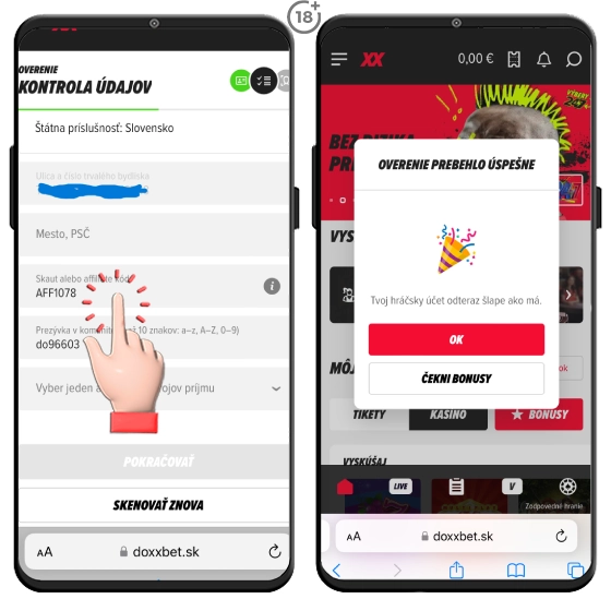 Doxxbet kasíno - promo kód