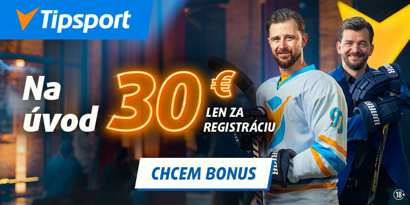 Tipsport 30 eur za registráciu