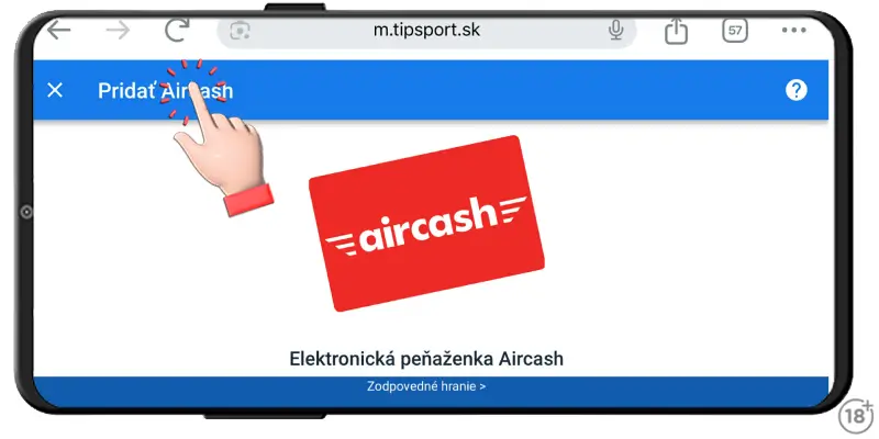 Tipsport výber AirCash