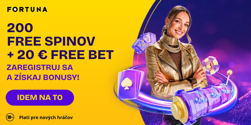 Fortuna vstupný casino bonus