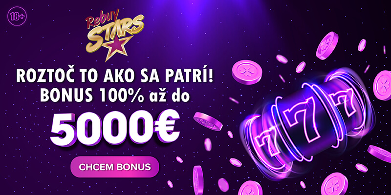 Rebuy Stars vstupný bonus