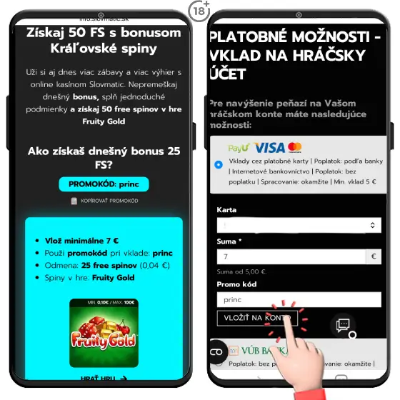 Slovmatic promo akcie