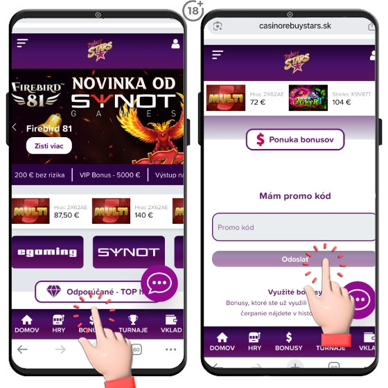 Využite Rebuy Stars promo kód a berte bonusy.