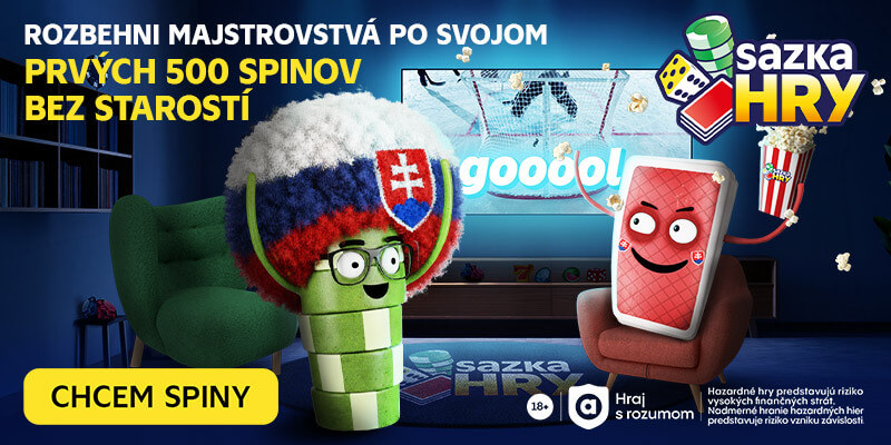 Sazka Hry 500 spinov bez rizika