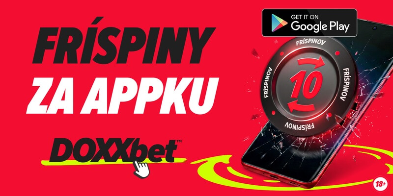 Doxxbet - 10 free spinov za aktualizáciu mobilnej aplikácie