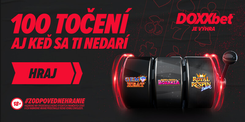 Získajte doxxbet 100 točení zdarma