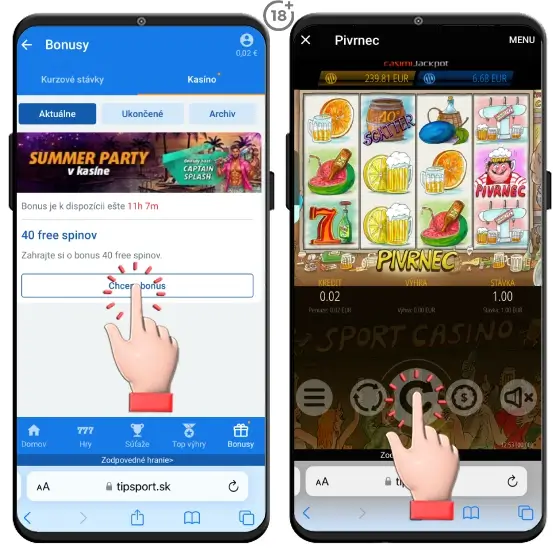 Tipsport bonus